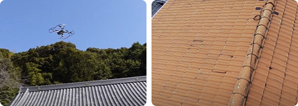 ドローンによる安全かつ正確な調査