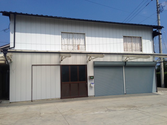 徳島県　阿南市橘町　倉庫塗装　暑さ対策
