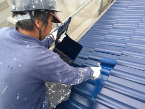 徳島県徳島市　屋根塗装アドグリーンコート