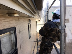 徳島市H様邸　外壁屋根塗装パーフェクトセラミックトップ　日本ペイント