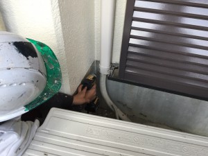 兵庫県南あわじ市T様　室外機カバー取付　外壁塗装パーフェクトトップ