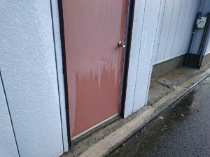 徳島県徳島市s様邸　塗装前　高圧洗浄