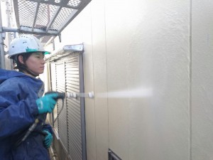 徳島県徳島市M様邸セキスイハイム住宅塗装　高圧洗浄