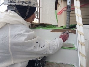 徳島県阿南市M様邸　階段塗装