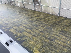 屋根塗装前　高圧洗浄前