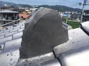 瓦漆喰工事　徳島県中山コーティング　淡路島