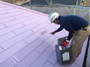 徳島県徳島市　ガイナ屋根塗装