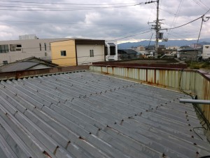 折半屋根塗装　徳島