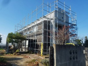 徳島県小松島市　外壁塗装　ガルバリウム鋼板