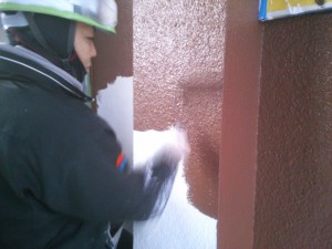 徳島市　壁面塗装　折半屋根塗装