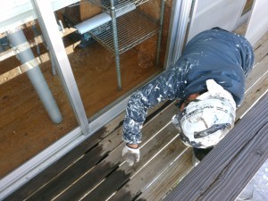 徳島県小松島市　ガルバリウム鋼板塗装　
