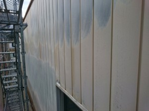 徳島県徳島市　鉄板外壁塗装セラマックスF
