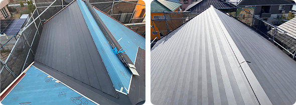 1屋根カバー工法