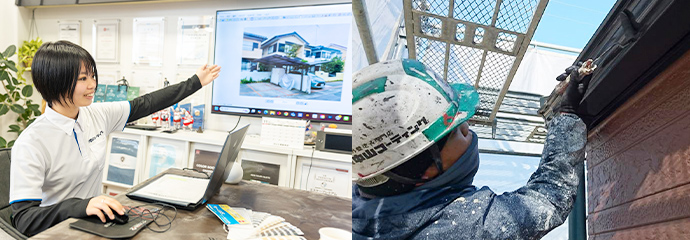 一級塗装技能士･一級建築士･国家資格検定員。すべてが揃った「安心」外壁屋根塗装