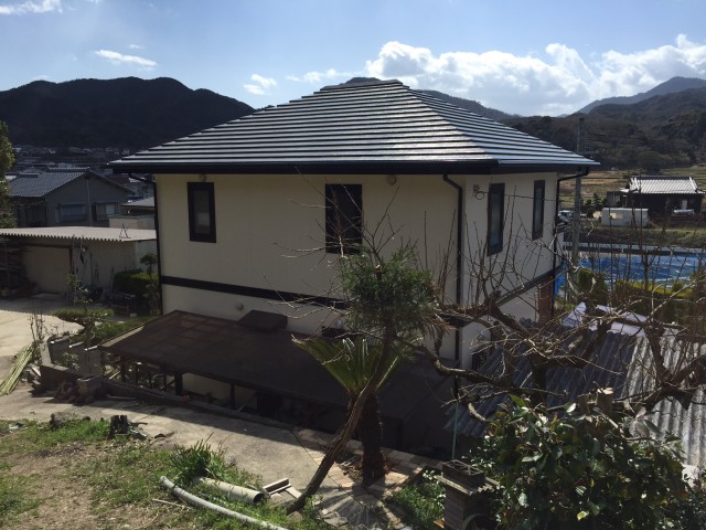 兵庫県洲本市屋根塗装