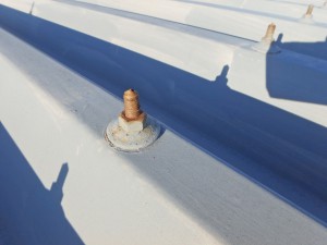 折半屋根　ボトル錆　徳島市の塗装