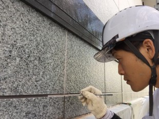 徳島県鳴門市M様　目地復元塗装