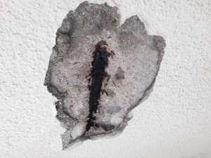 鉄筋コンクリート造　建物　爆裂