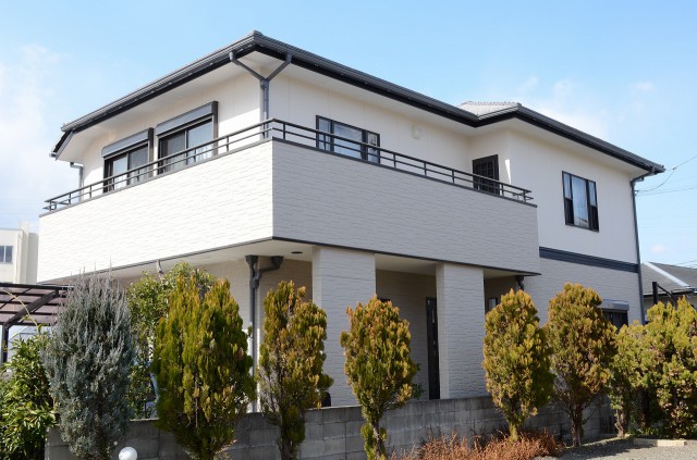 徳島県徳島市S様邸TOTO光触媒EX塗装後