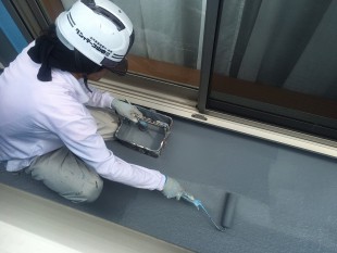 バルコニーFRP塗装