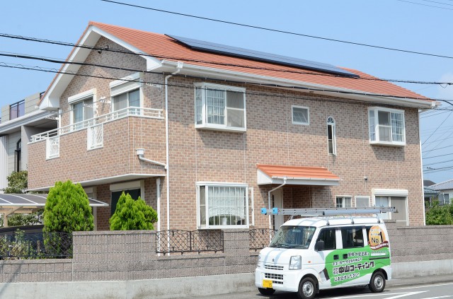 徳島県　板野郡　外壁クリヤー塗装　屋根無機塗装　O様邸