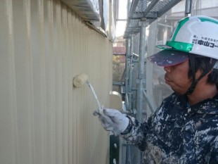 徳島県徳島市K様邸　外壁4Fセラミック塗装