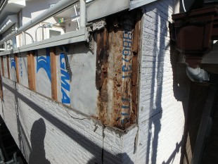 バルコニー 雨水浸入