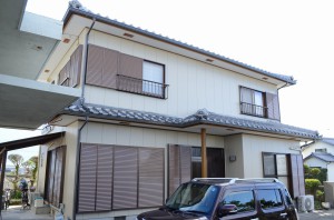 徳島県　阿南市　住宅　外壁塗装