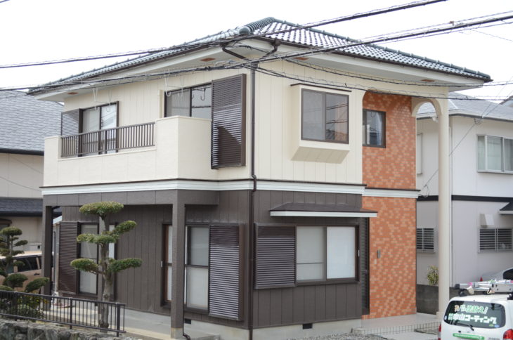   板野郡松茂町  外壁・屋根塗装　施工事例