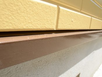 阿南市　羽ノ浦町　外壁塗装　中山コーティング　水切り
