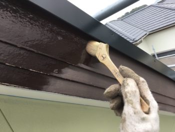 徳島　外壁塗装　中山コーティング　塗り分け　外装