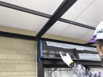 徳島　外壁塗装　中山コーティング　塗り分け　外装