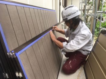 中山コーティング 徳島 あわじ 外壁塗装 コーキング 雨戸