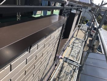 ガルバ　阿波市　中山コーティング　笠木