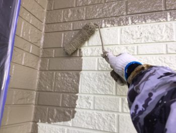 徳島　外壁塗装　中山コーティング　塗り分け　外装