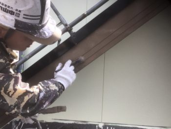 徳島　外壁塗装　中山コーティング　塗り分け　外装