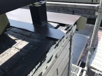 中山コーティング　阿波市　ガルバ　笠木