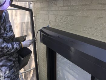 外壁塗装　徳島　中山コーティング　塗り分け　外装