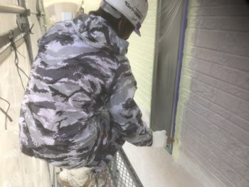 徳島　外壁塗装　中山コーティング　塗り分け　外装