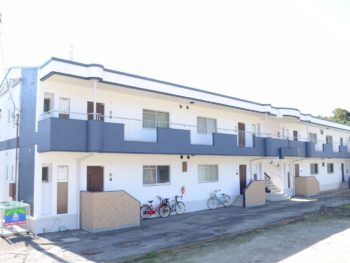 塗り替え 外壁塗装 アパート改修工事 中山コーティング 手塗り 徳島市