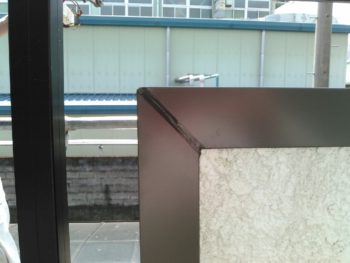 阿波市　中山コーティング　笠木　ガルバ