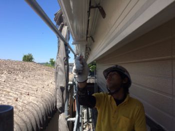 中山コーティング 徳島 あわじ 外壁塗装 コーキング 塗装 樋