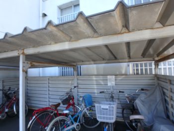 マンション 改修工事 徳島 中山コーティング 駐輪場