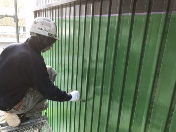 中山コーティング　塗装　南海テニス　徳島　塗り替え