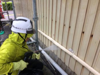 高圧洗浄　徳島　塗装　南海テニス