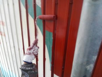 中山コーティング　塗り替え　南海テニス　塗装　徳島