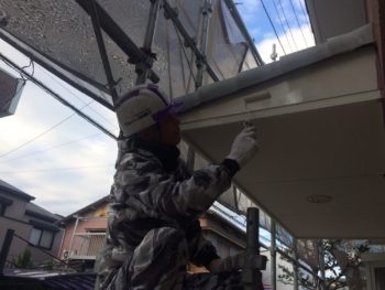 徳島　塗装　中山コーティング 付帯部