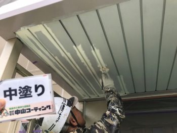 徳島　塗装　中山コーティング　阿南市　軒天井