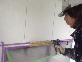 徳島　塗装　外装　中山コーティング　コーキング