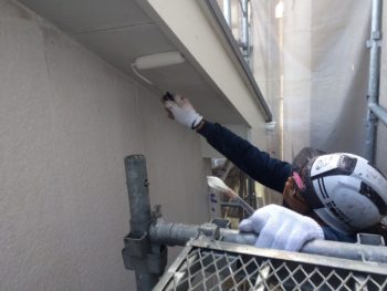 徳島　塗装　軒天井　中山コーティング GAINA